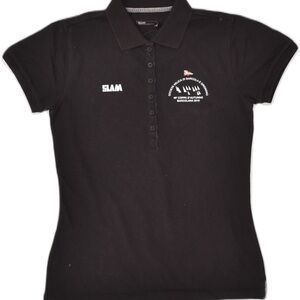 Women's Black Polo ShirWomen's Tops